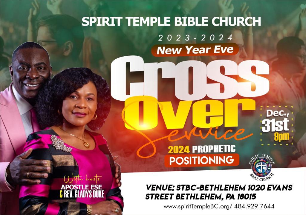 Read more about the article New Year’s Eve Cross Over Service