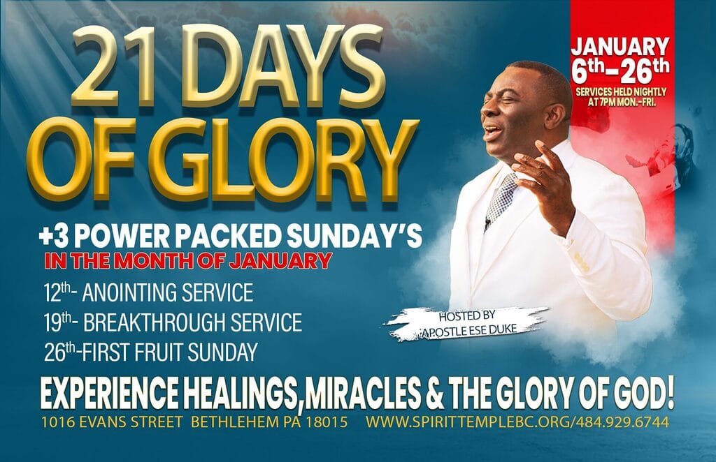 Day 15 (Jan 20, 2025) God’s Glory in the Nations STBC