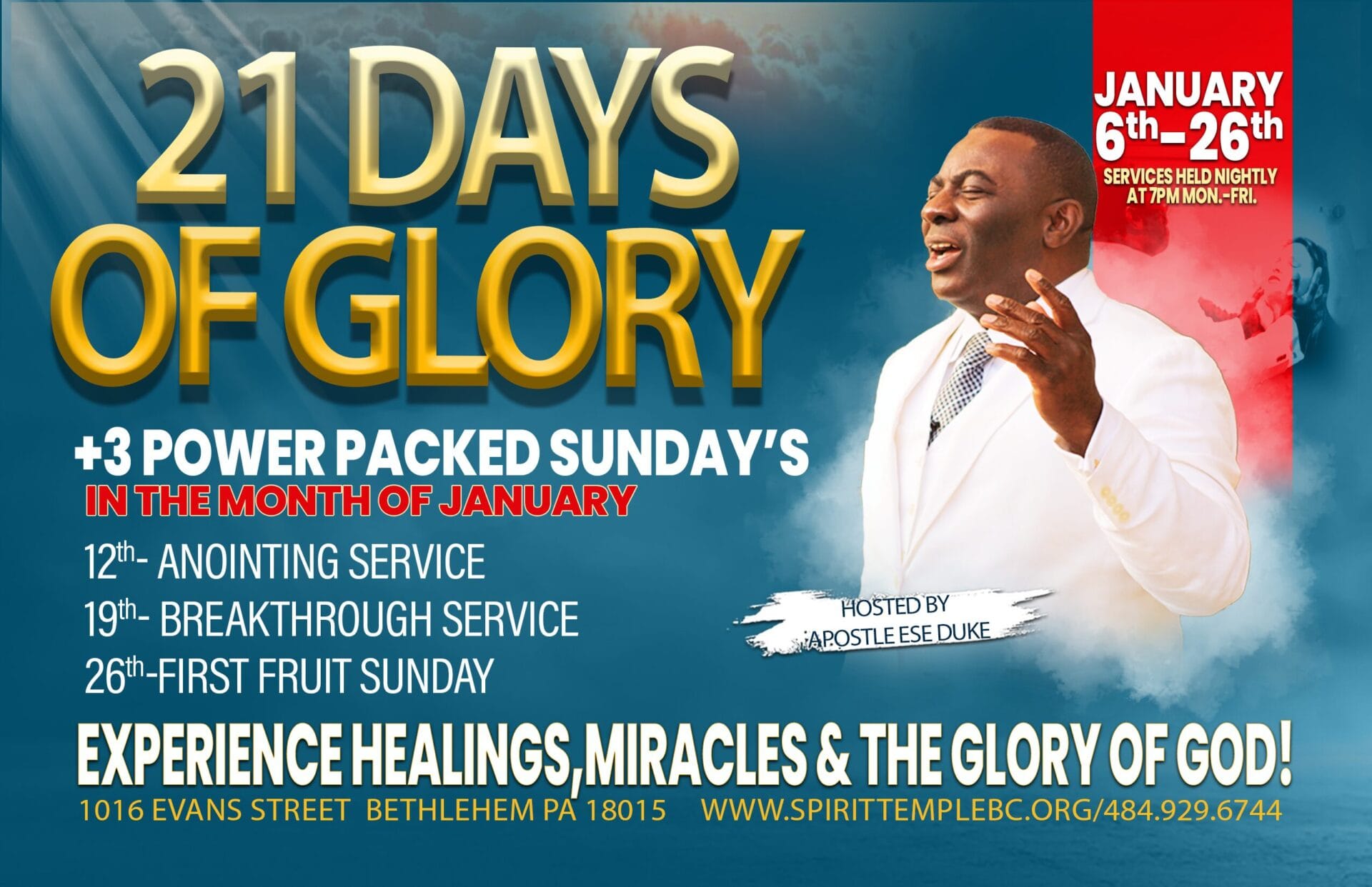 You are currently viewing Day 1 (Jan 6, 2025) Prayer Points: Thanksgiving for His Glory