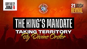 Read more about the article Day 1 (June 9, 2025) Prayer Points: The King’s Mandate