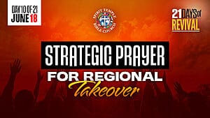 Read more about the article Day 10 (June 18, 2025) Prayer Points: Strategic Prayer for Regional Takeover