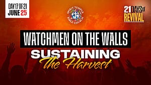 Read more about the article Day 17 (June 25, 2025) Prayer Points: Watchmen on the Walls