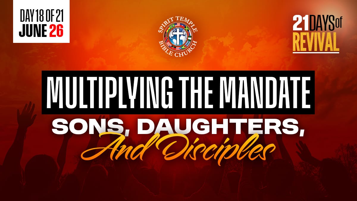 Read more about the article Day 18 (June 26, 2025) Prayer Points: Multiplying the Mandate