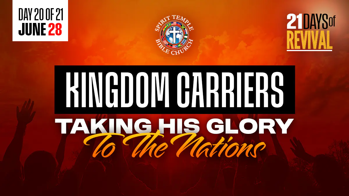 You are currently viewing Day 20 (June 28, 2025) Prayer Points: Kingdom Carriers