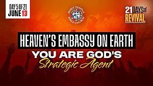 Read more about the article Day 5 (June 13, 2025) Prayer Points: Heaven’s Embassy on Earth