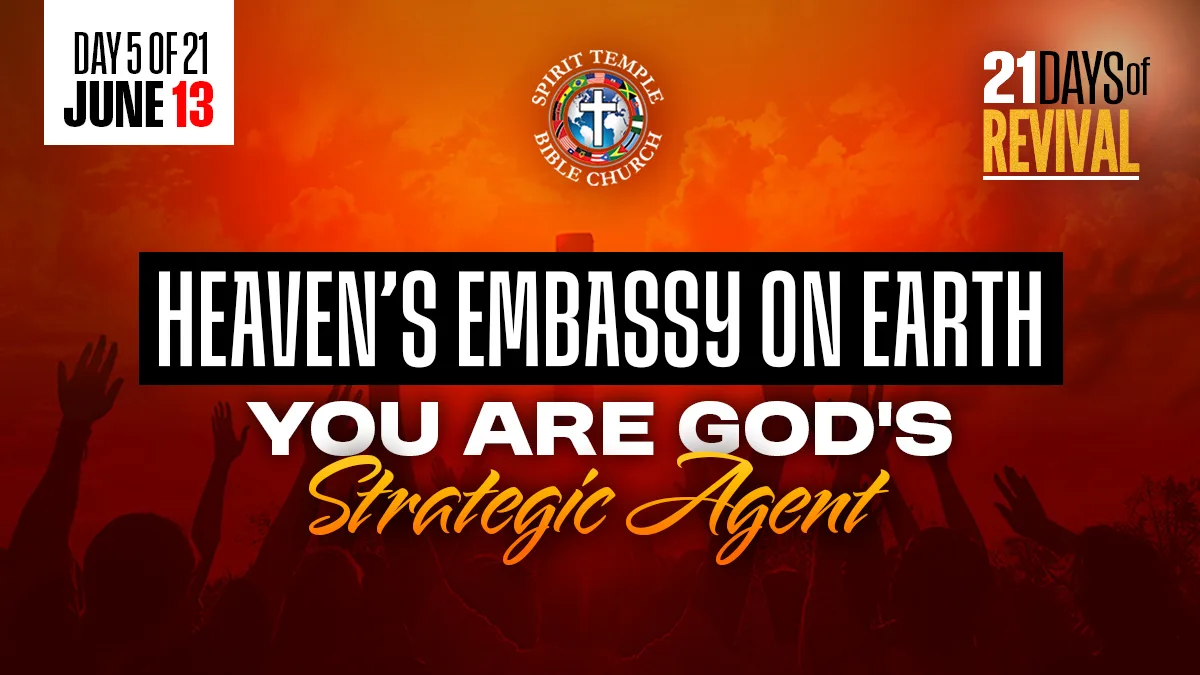 You are currently viewing Day 5 (June 13, 2025) Prayer Points: Heaven’s Embassy on Earth