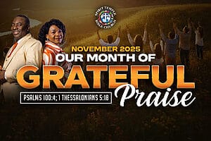 Read more about the article November 2025 – Our Month of Grateful Praise
