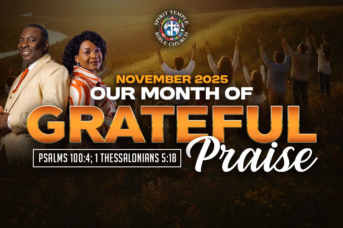 Read more about the article November 2025 – Our Month of Grateful Praise