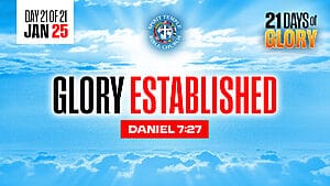 Read more about the article Day 21 (January 25, 2026) Prayer Points: Glory Established