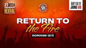 Read more about the article DAY 1 – MONDAY, JUNE 8, 2026- Return to the Fire