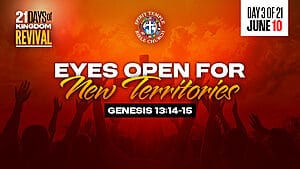 Read more about the article DAY 3 – WEDNESDAY, JUNE 10, 2026, Eyes Open for New Territories